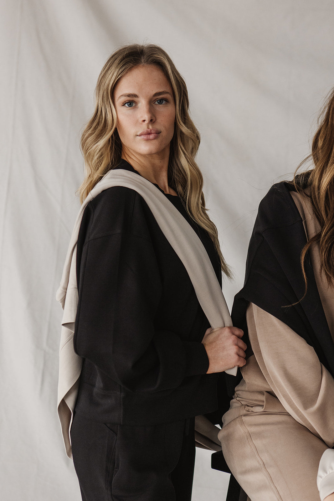 Jet-Setter Wide Leg Set Long Sleeve |Black