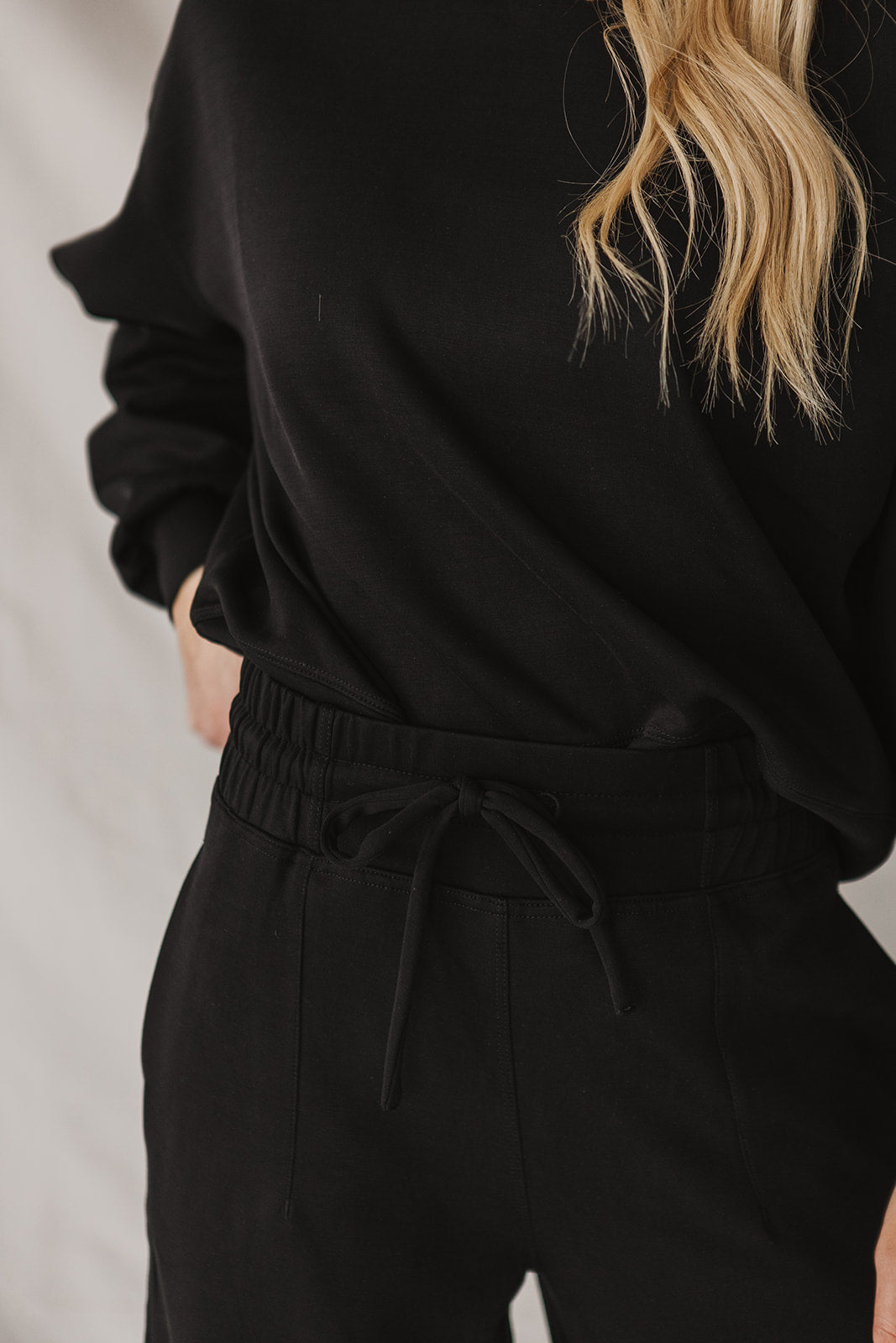 Jet-Setter Wide Leg Set Long Sleeve |Black
