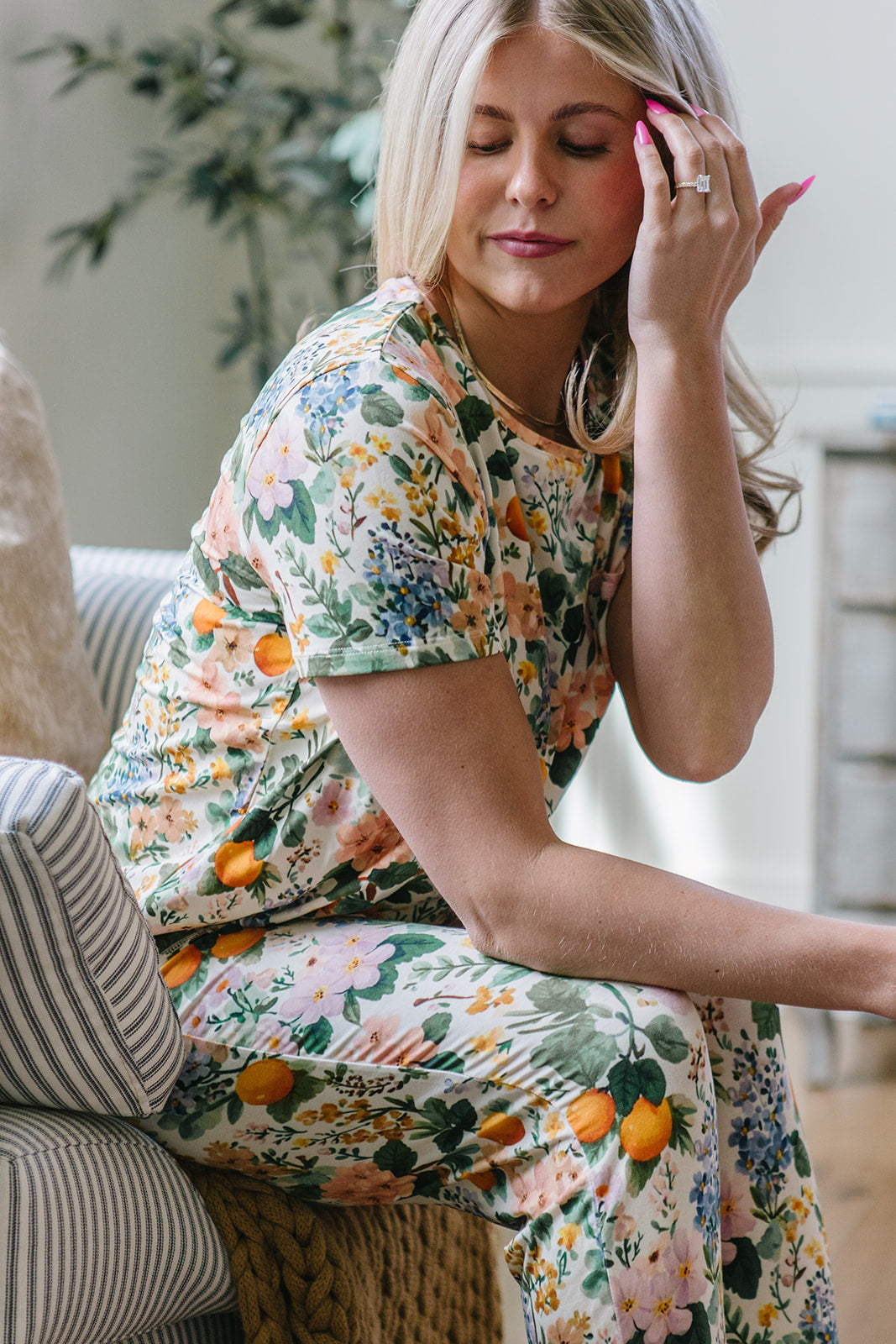 JAM PANTS SET | Citrus Blossoms