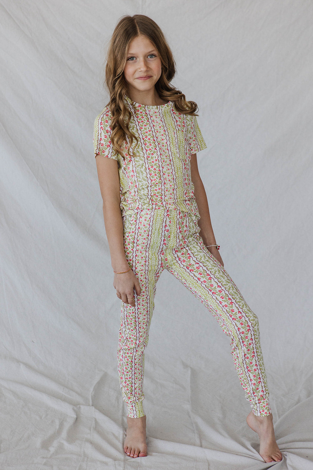 LITTLE LATES MODAL LOUNGE SET- Emma Floral