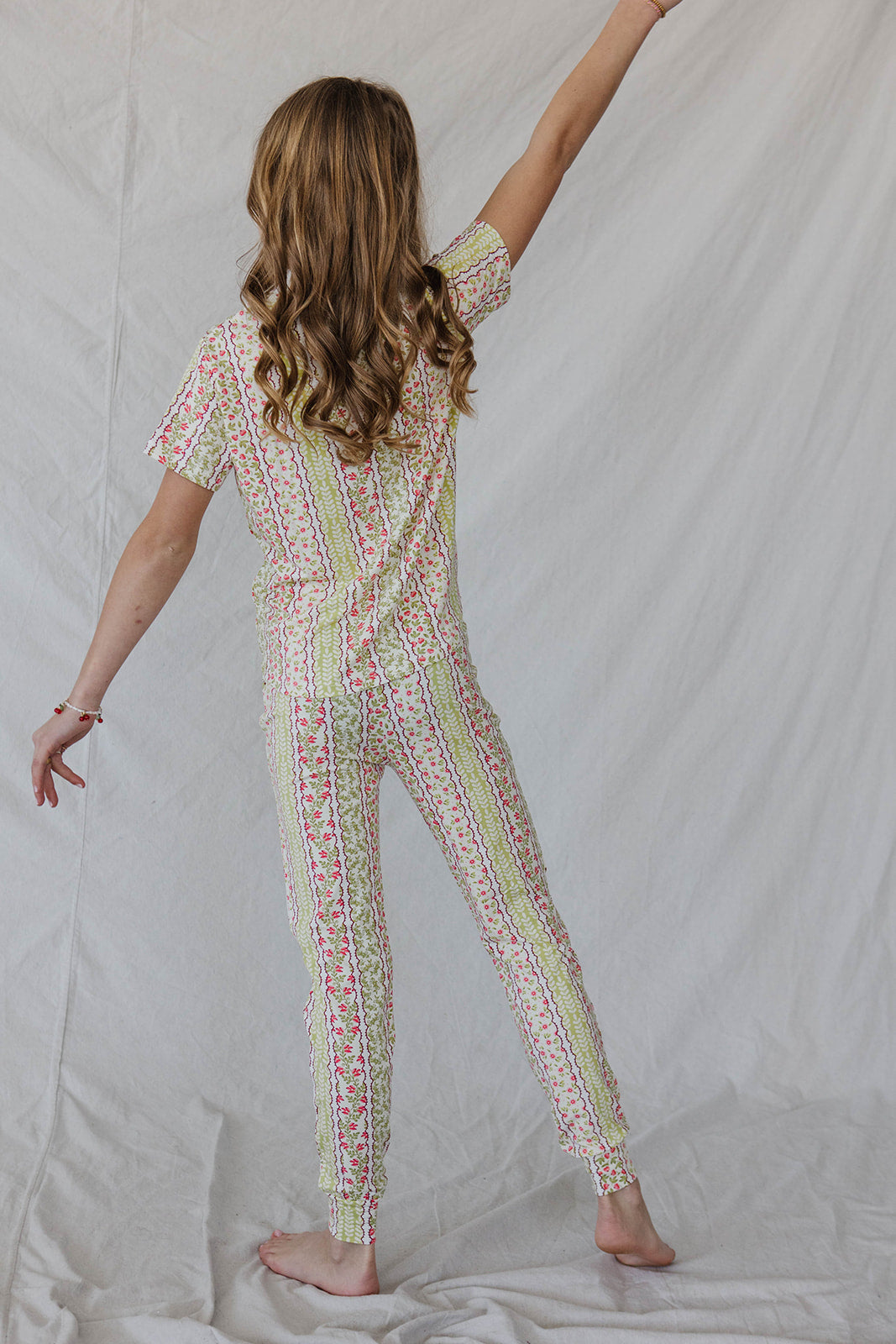LITTLE LATES MODAL LOUNGE SET- Emma Floral