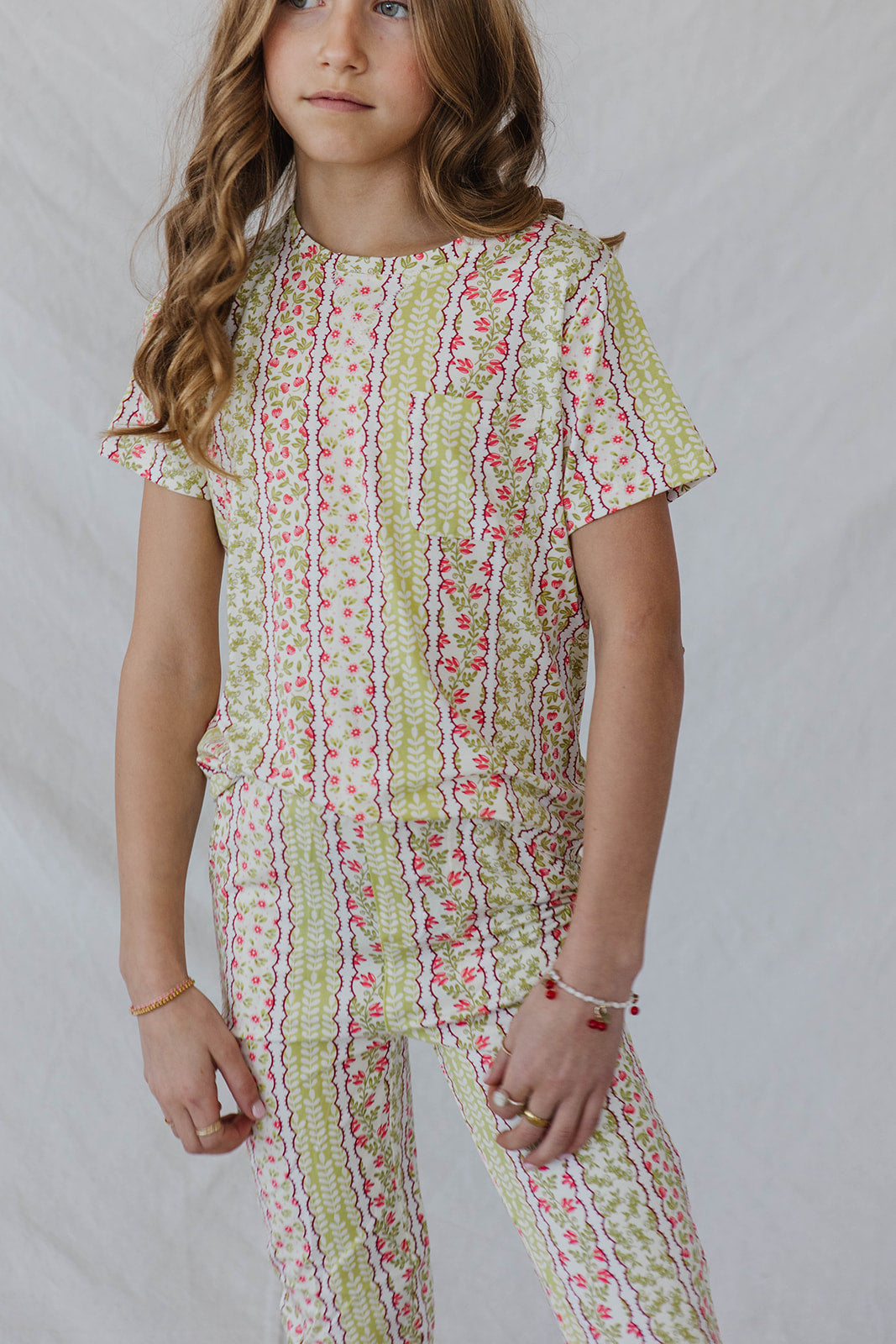 LITTLE LATES MODAL LOUNGE SET- Emma Floral