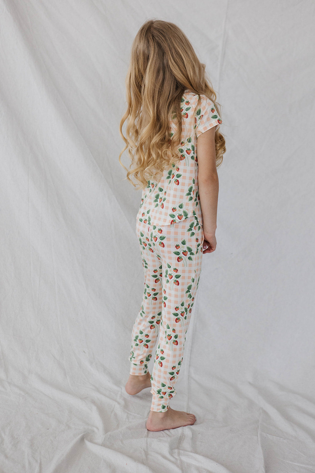 LITTLE LATES MODAL LOUNGE SET-Strawberry Picnic