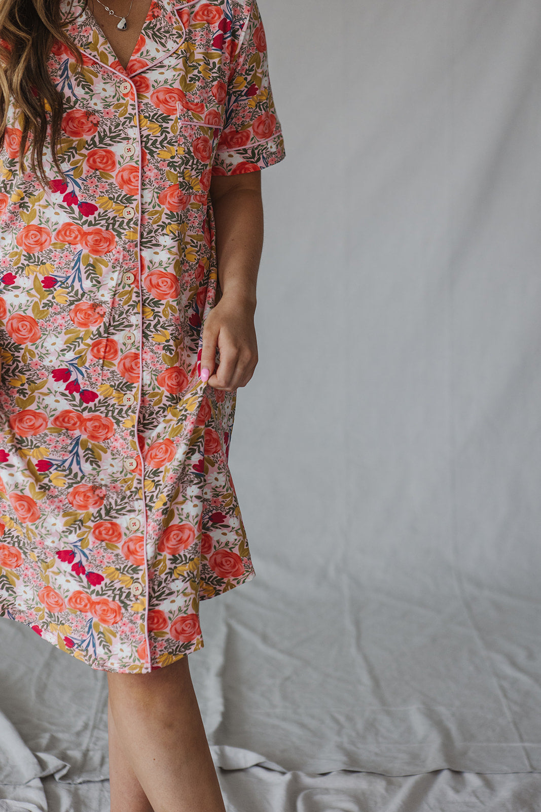 DREAM DRESS |Coral Floral-Final Sale