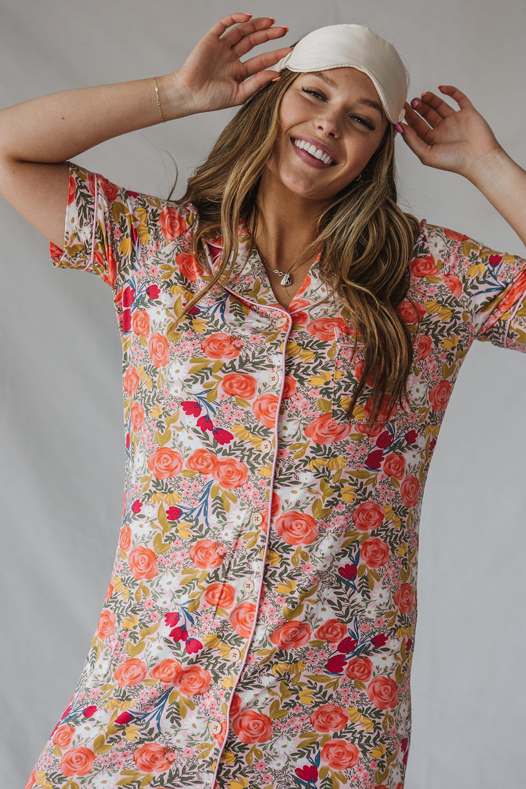 DREAM DRESS |Coral Floral-Final Sale