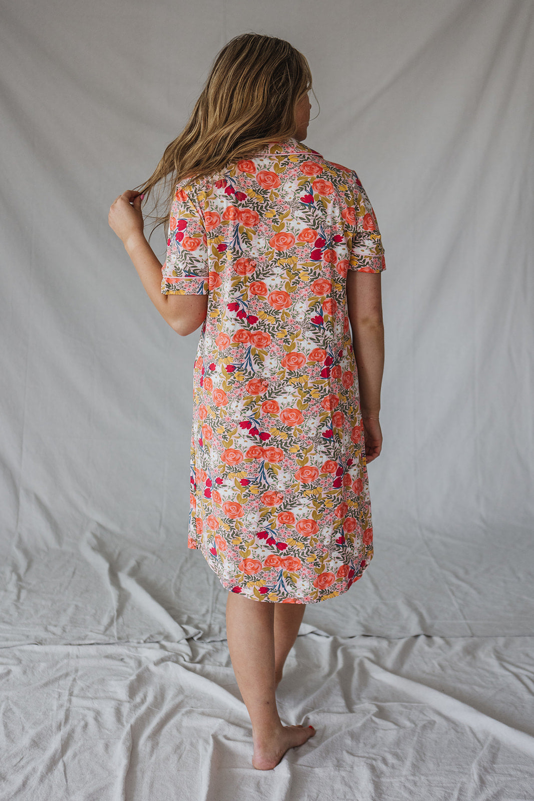 DREAM DRESS |Coral Floral-Final Sale