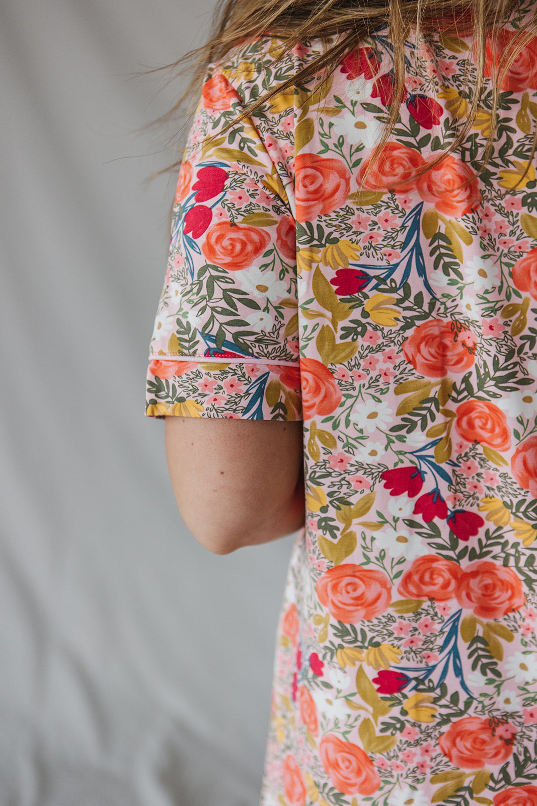 DREAM DRESS |Coral Floral-Final Sale