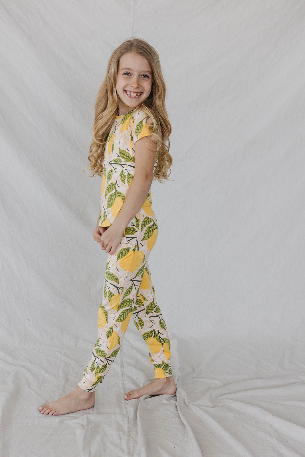LITTLE LATES MODAL LOUNGE SET- Lemonade