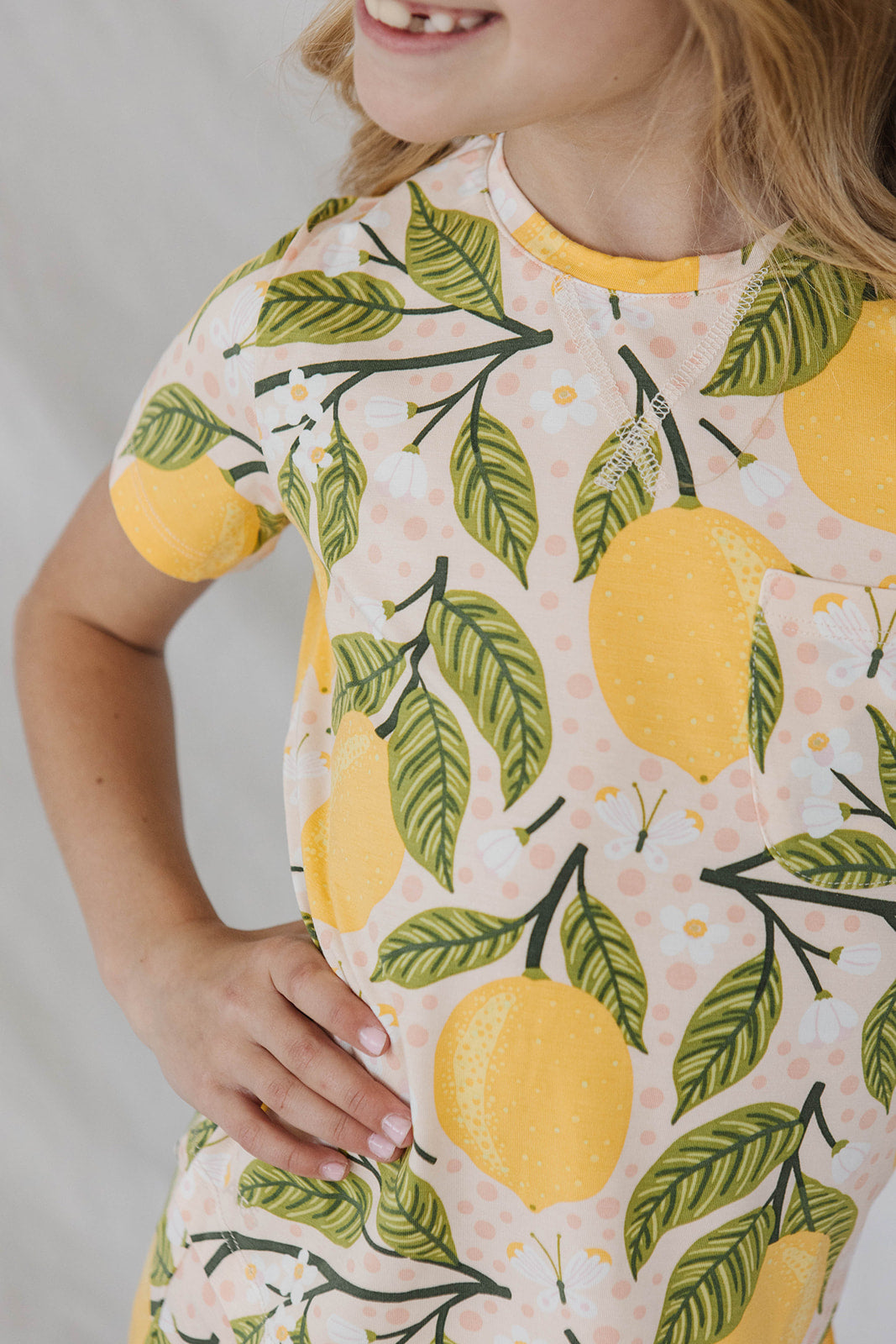 LITTLE LATES MODAL LOUNGE SET- Lemonade