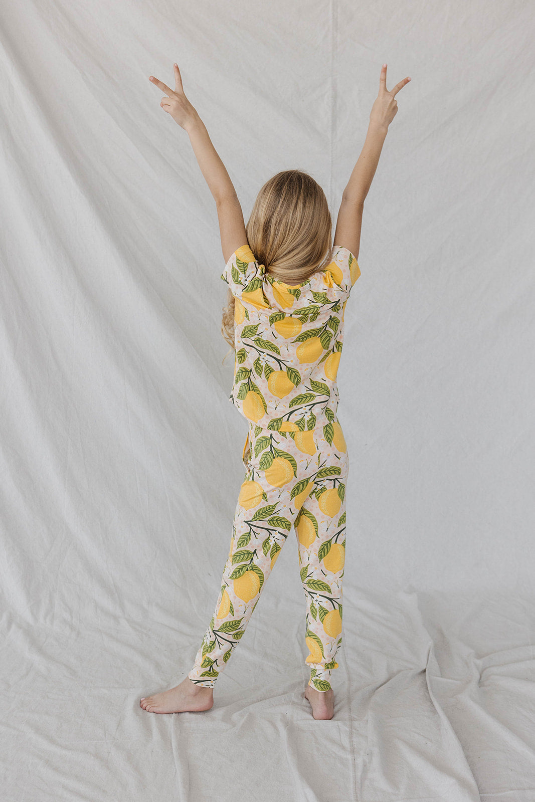 LITTLE LATES MODAL LOUNGE SET- Lemonade