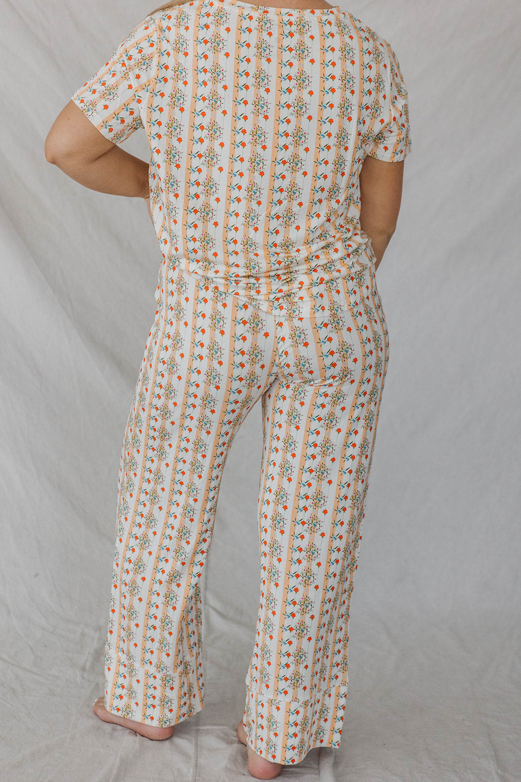 HENLEY STRAIGHT LEG PANTS SET MODAL - Sienna