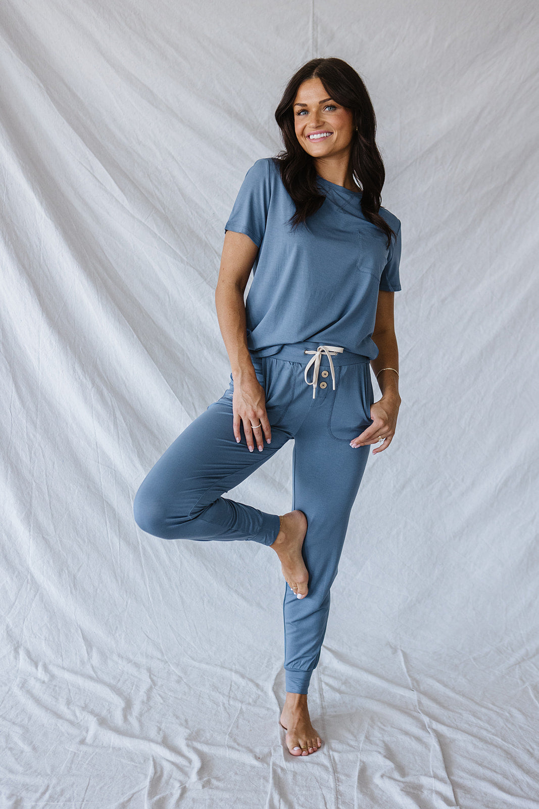 JAM PANTS SET |Blue Horizon
