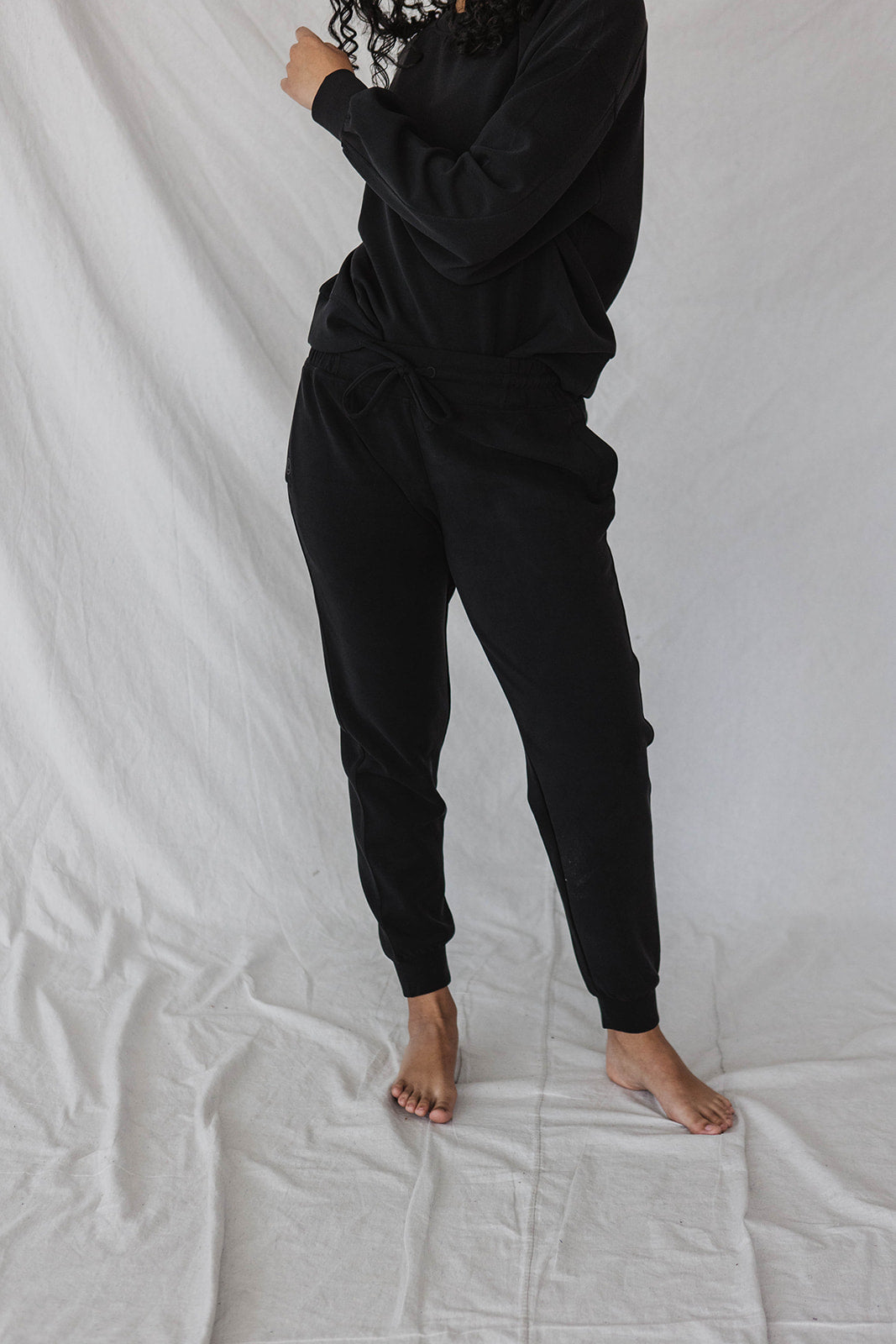 Jet-Setter Jogger Set Long Sleeve |Black