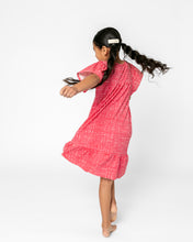 LITTLE LATES DRESS | Red Plaid