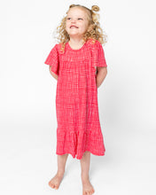 LITTLE LATES DRESS | Red Plaid