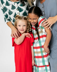 LITTLE LATES DRESS | Red