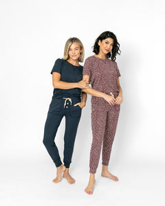 JAM PANTS SET | Port Royale Creamy Dot Short Sleeve