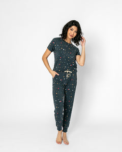 JAM PANTS SET | Starry Night Short Sleeve