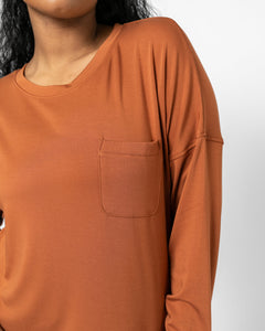 PRIME LOUNGE SET | Mocha Bisque Long Sleeve