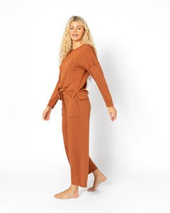 PRIME LOUNGE SET | Mocha Bisque Long Sleeve