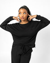 PRIME LOUNGE SET | Black Long Sleeve FINAL SALE
