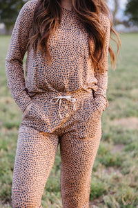 JAM PANTS SET  | Cheetah Spots Short Sleeve