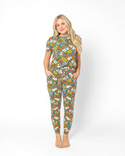 JAM PANTS SET | Bright Fall Floral Short Sleeve