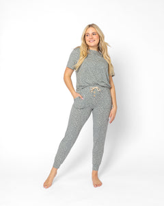 JAM PANTS SET  | Castor Creamy Dot Short Sleeve