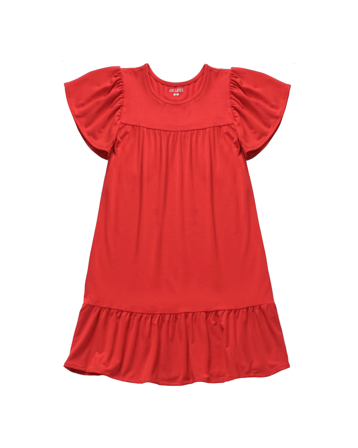 LITTLE LATES DRESS | Red  FINAL SALE