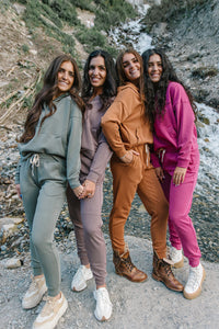LUXE HOODIE SWEATSUIT | Cactus Flower