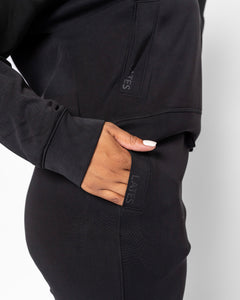 LUXE HOODIE SWEATSUIT | Black