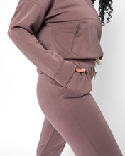 LUXE HOODIE SWEATSUIT | Peppercorn