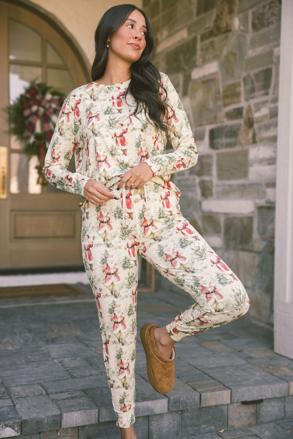 Jam PANTS SET LONG SLEEVE - Vintage Santa