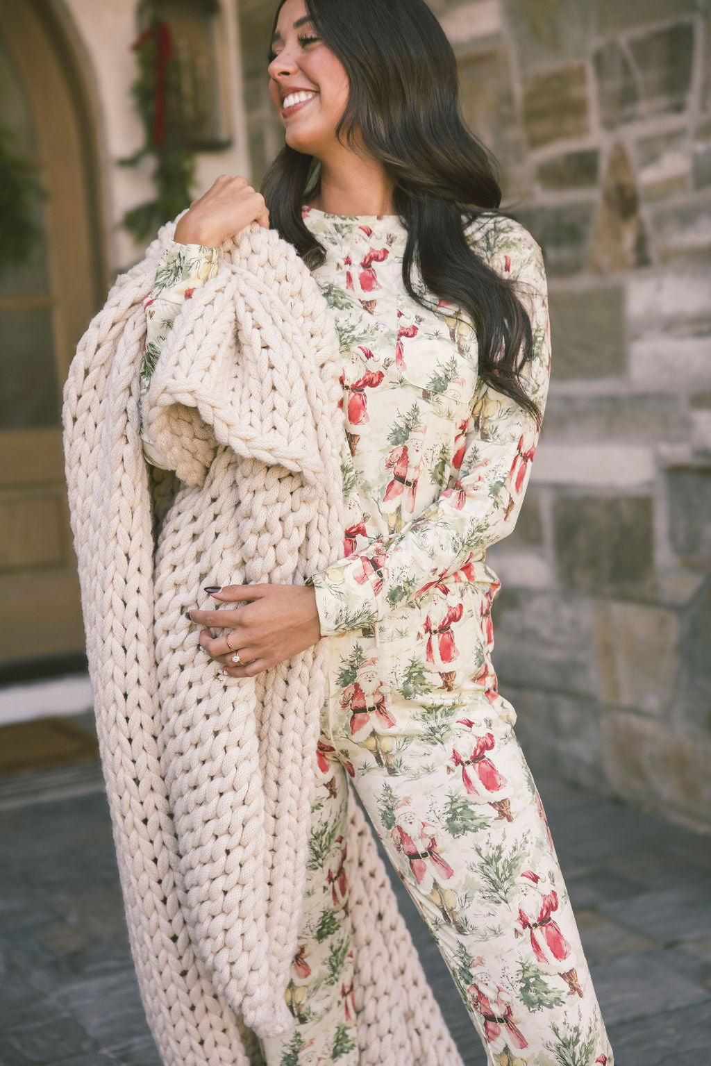 Jam PANTS SET LONG SLEEVE - Vintage Santa