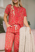 JAM PANTS SET  - Red Winterberry