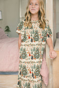 Little Lates Dress - Outdoor Holiday Scene