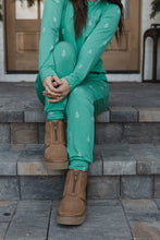 JAM PANTS SET | Jade Micro Tree Long Sleeve