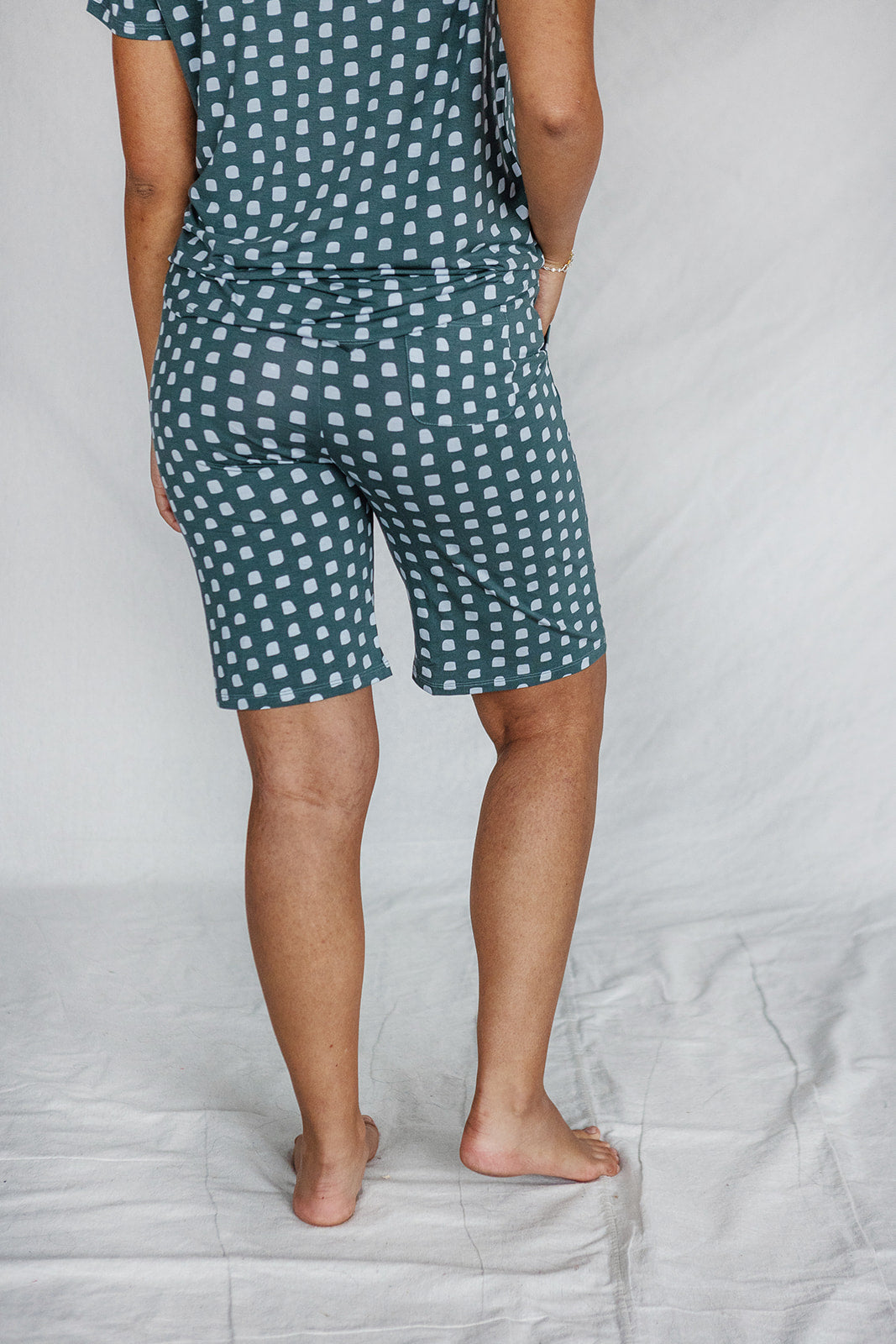 JAM SHORTS SET |  Stormy Weather Lrg Dot