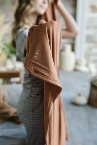 ADULT SWADDLE | Mocha Bisque