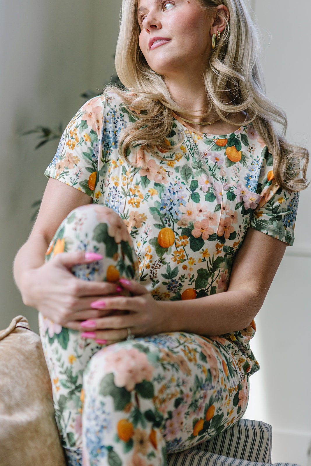 JAM PANTS SET  | Citrus Blossoms