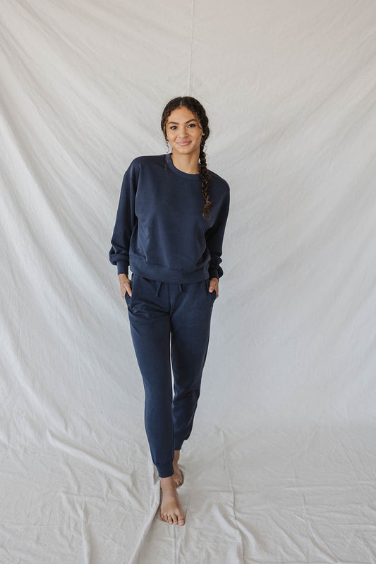 Jet-Setter Jogger Set Long Sleeve |Navy