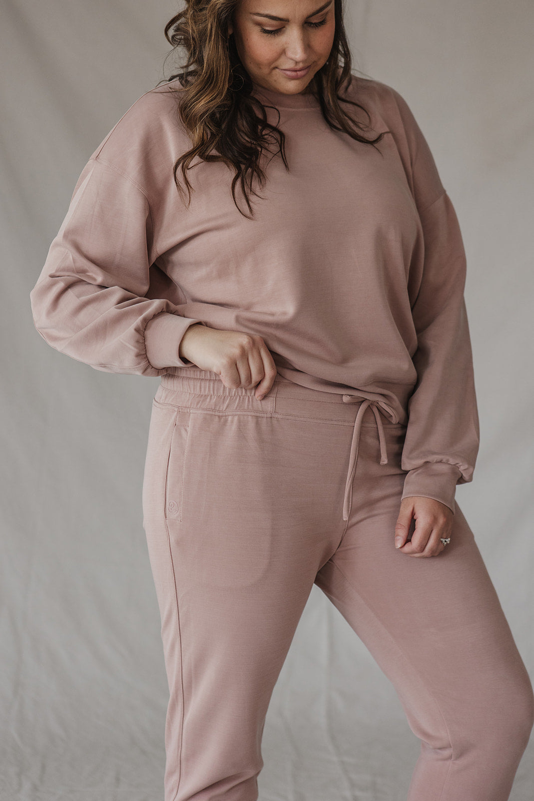 Jet-Setter Jogger Set Long Sleeve |Mauve