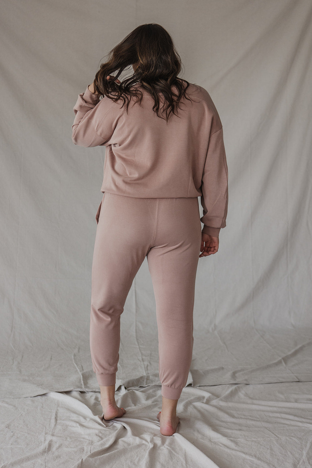 Jet-Setter Jogger Set Long Sleeve |Mauve