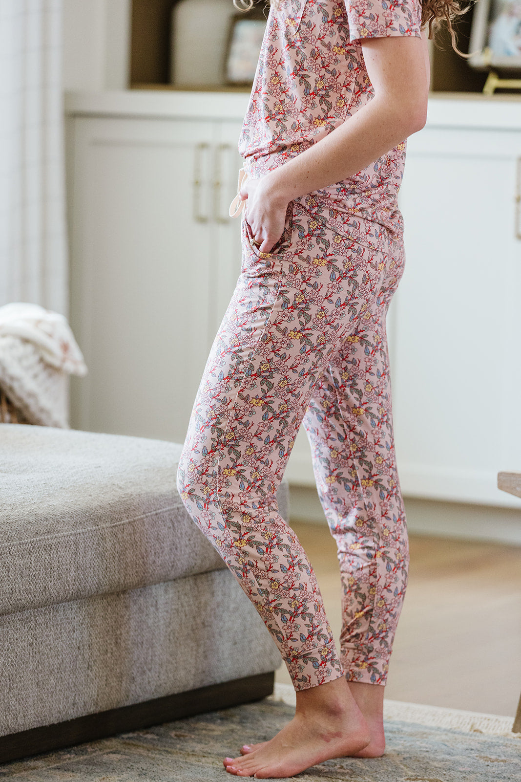 JAM PANTS SET  | Vintage Pink Floral
