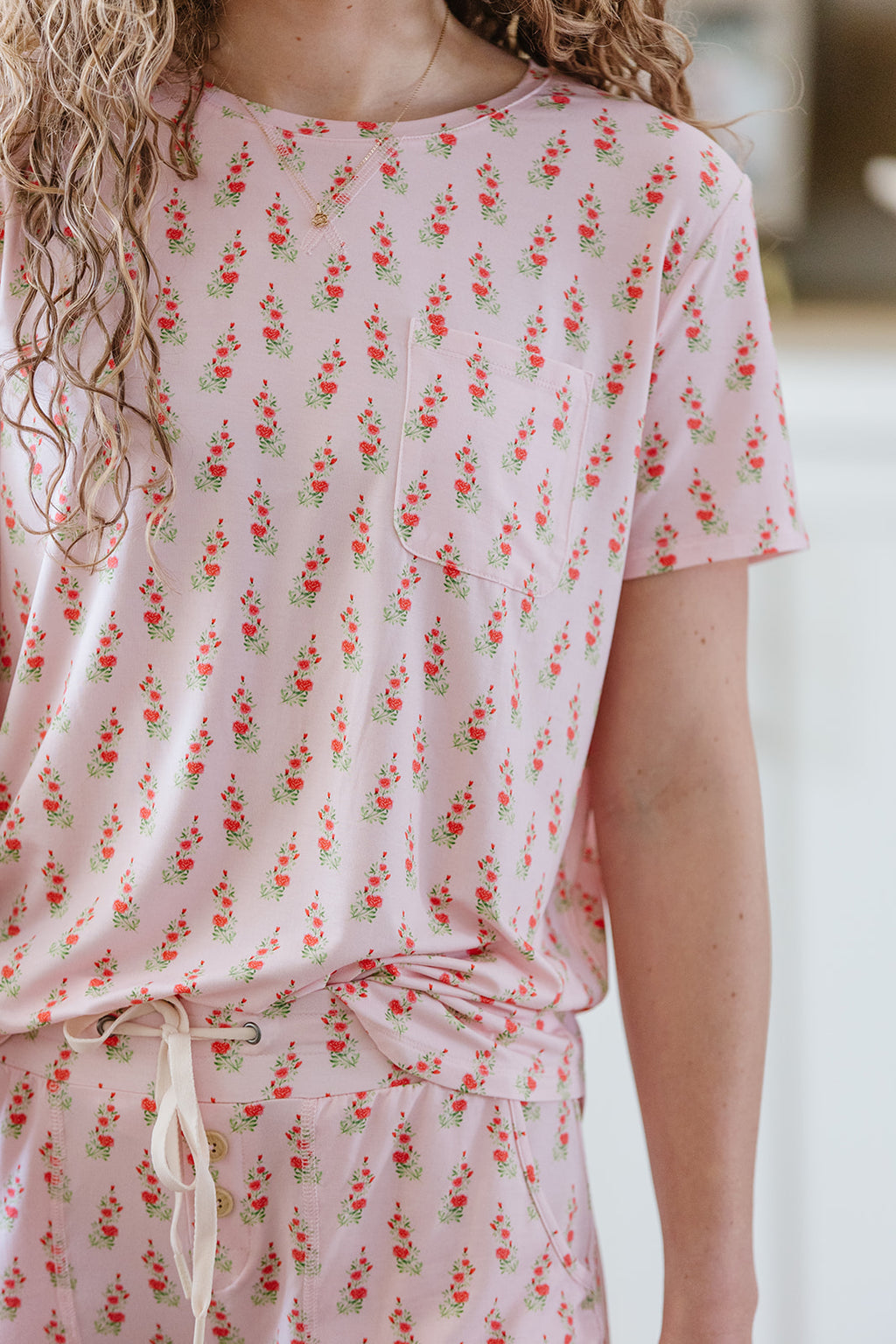 JAM PANTS SET  | Dainty Pink Rose
