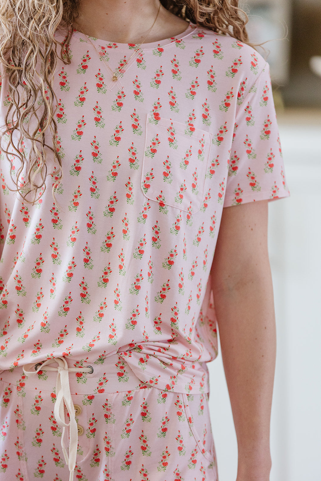 JAM PANTS SET  | Dainty Pink Rose