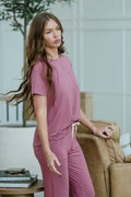 JAM PANTS SET  | Rose