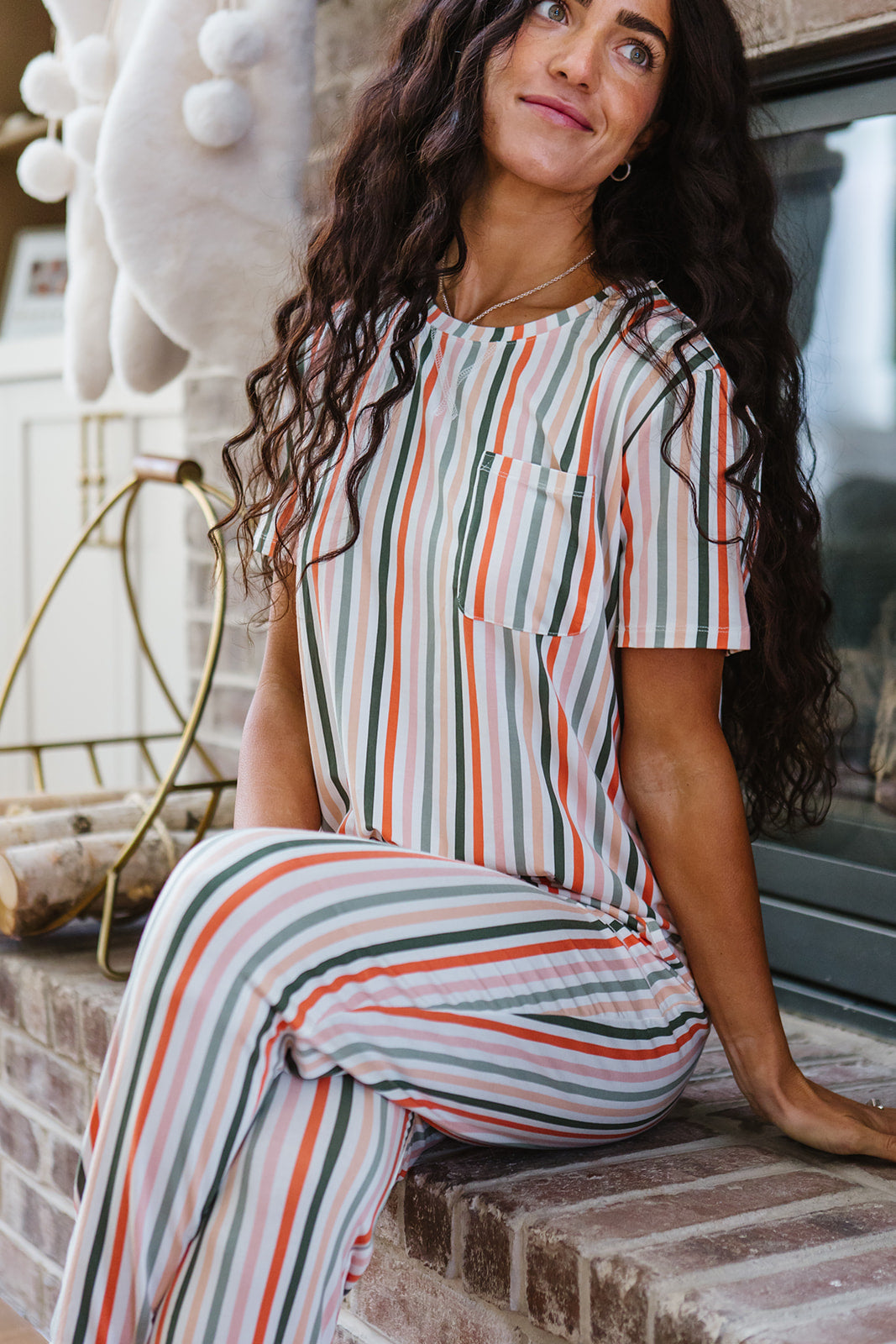 JAM PANTS SET  | Holiday Edit Stripe