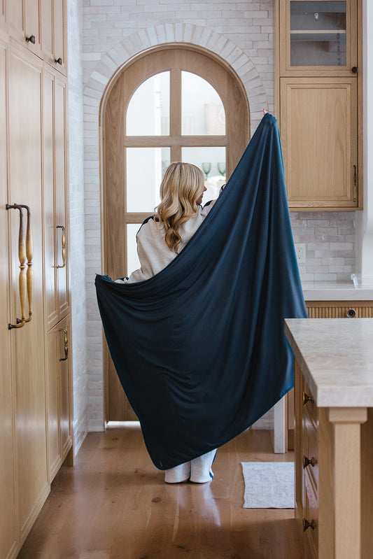 ADULT SWADDLE  | Midnight Navy
