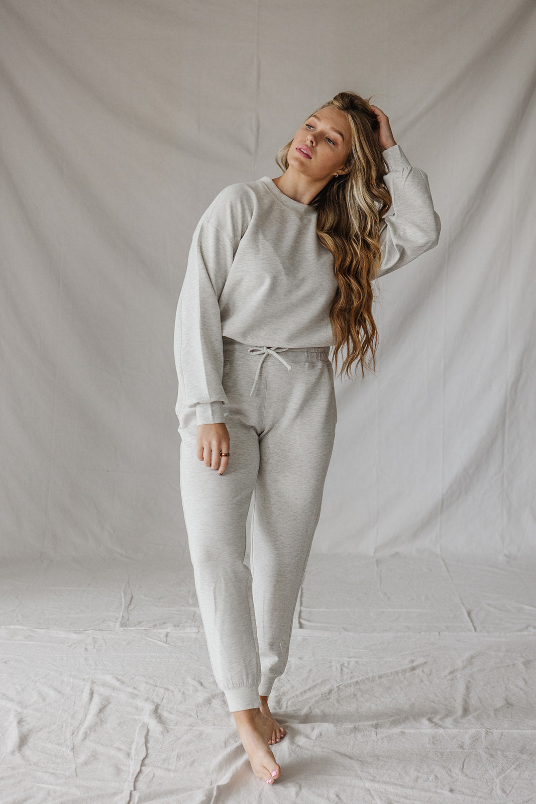 Jet-Setter Jogger Set Long Sleeve |Grey